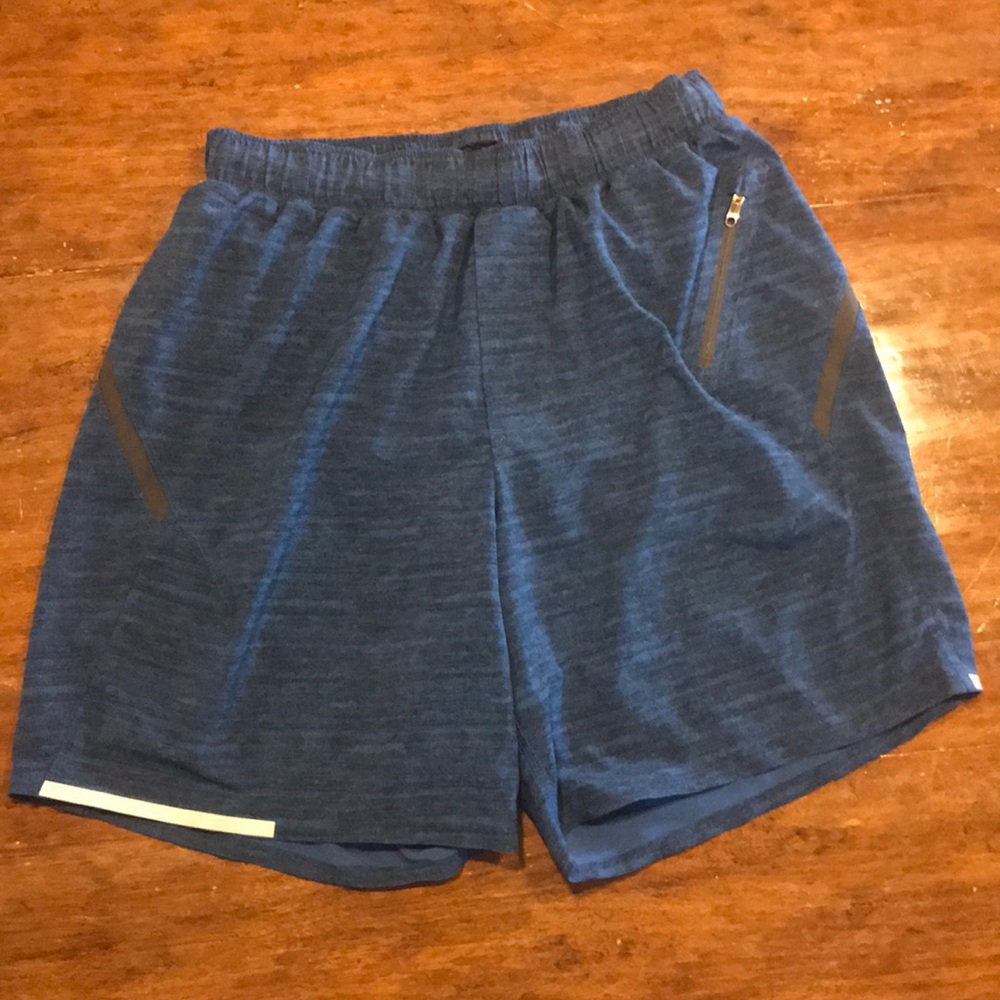 Lulu lemon dark blue workout shorts